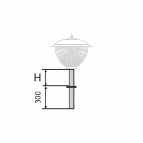 К52-0,5-1-5 кронштейн однорожковый